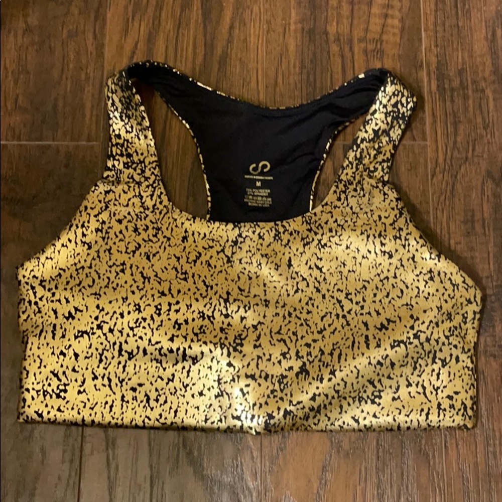 CNC Curves N Combatboots Gold Bra